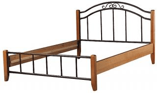 Κρεβάτι Μεταλλικό με ξύλο